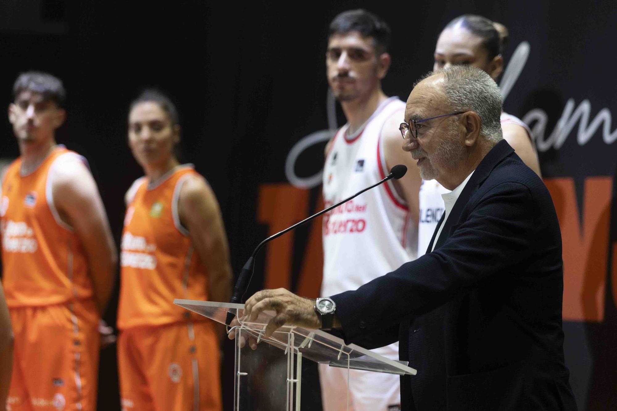 Presentación de los equipajes del Valencia Basket