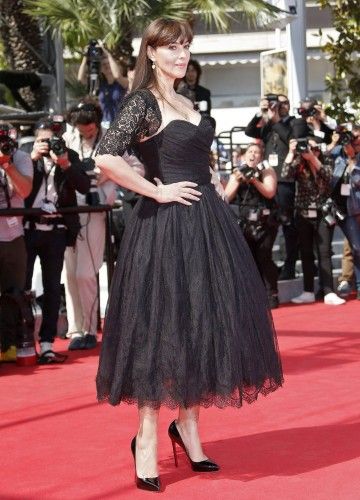 Monica Bellucci en la alfombra roja de Cannes