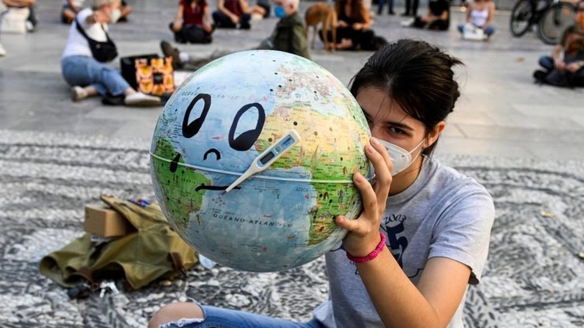 La activista climática Paula Martínez.