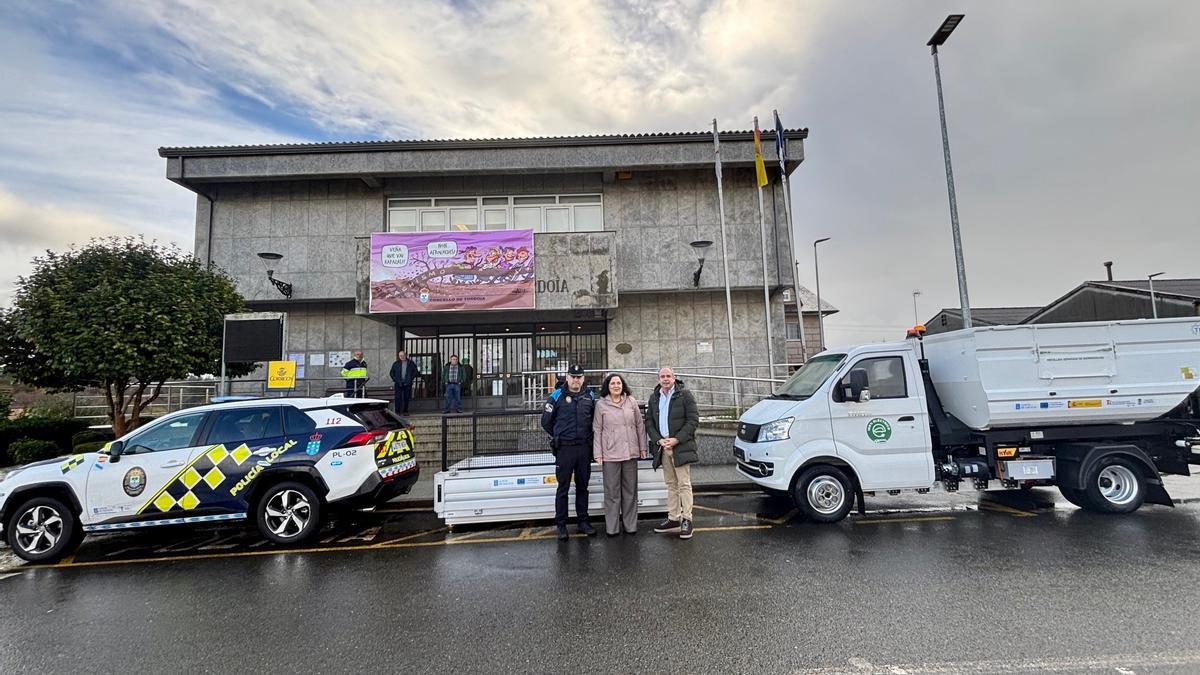 Beleén do Campo presentó el 4x4 y el camión para bioresiduos.