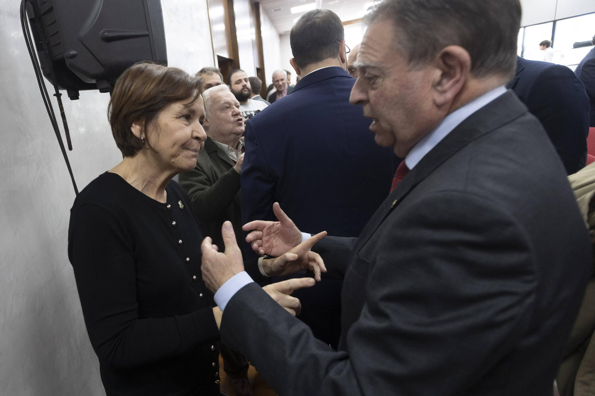 En imágenes: Obdulia Fernández recoge la Medalla de Oro de la Cámara de Oviedo