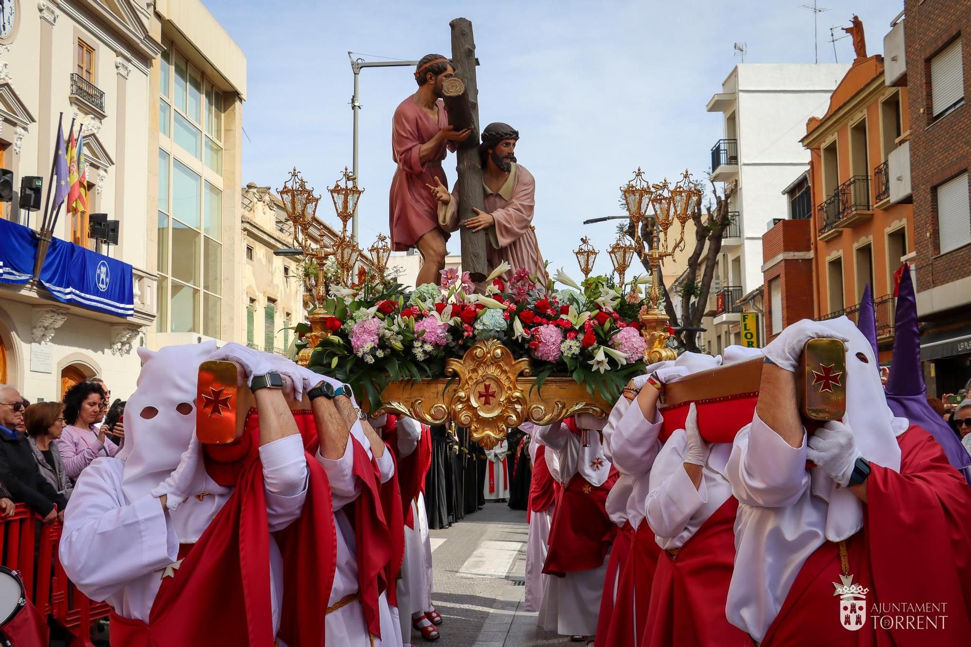 Así ha sido el Encuentro Doloroso de la Semana Santa de Torrent