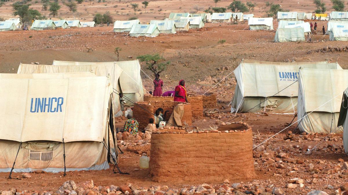 Un campamento de refugiados en el este de Chad.