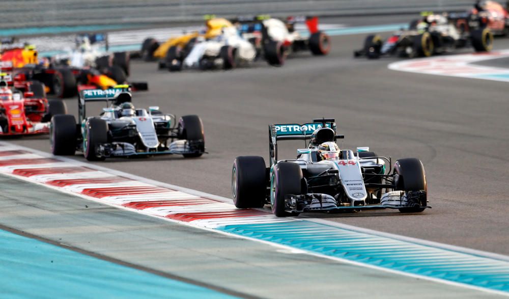 Imágenes del Gran Premio de Fórmula 1 de Abu Dhabi.