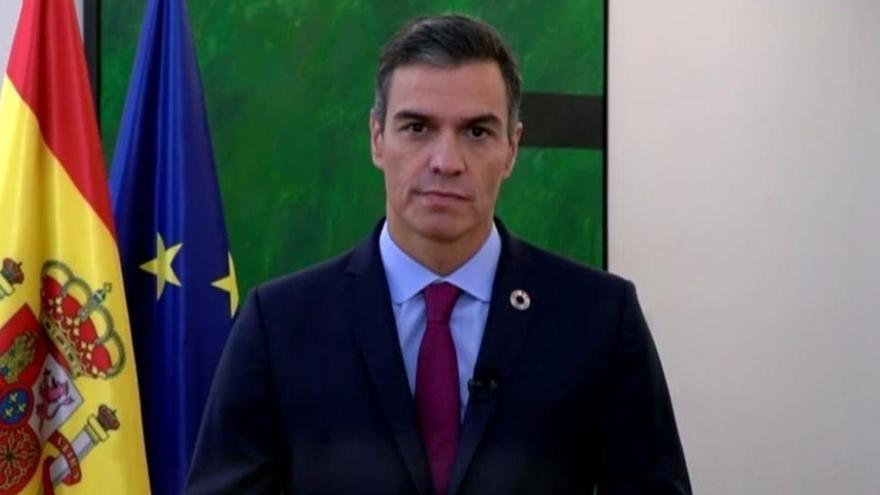 El presidente del Gobierno, Pedro Sánchez