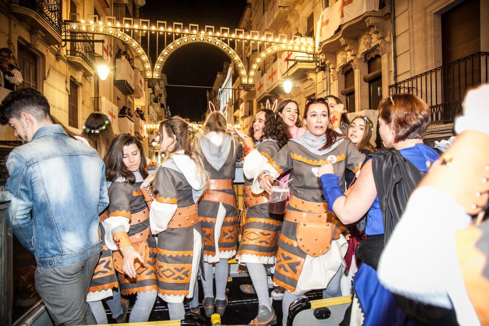 Animada Retreta en las Fiestas de Alcoy