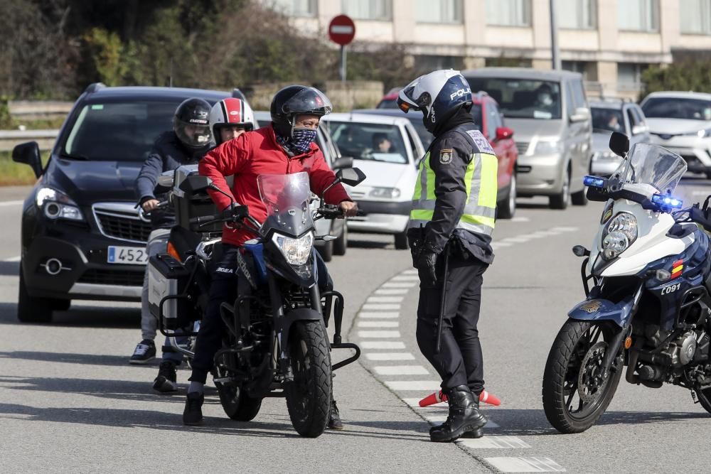 Saúl Craviotto, con la Policia Nacional