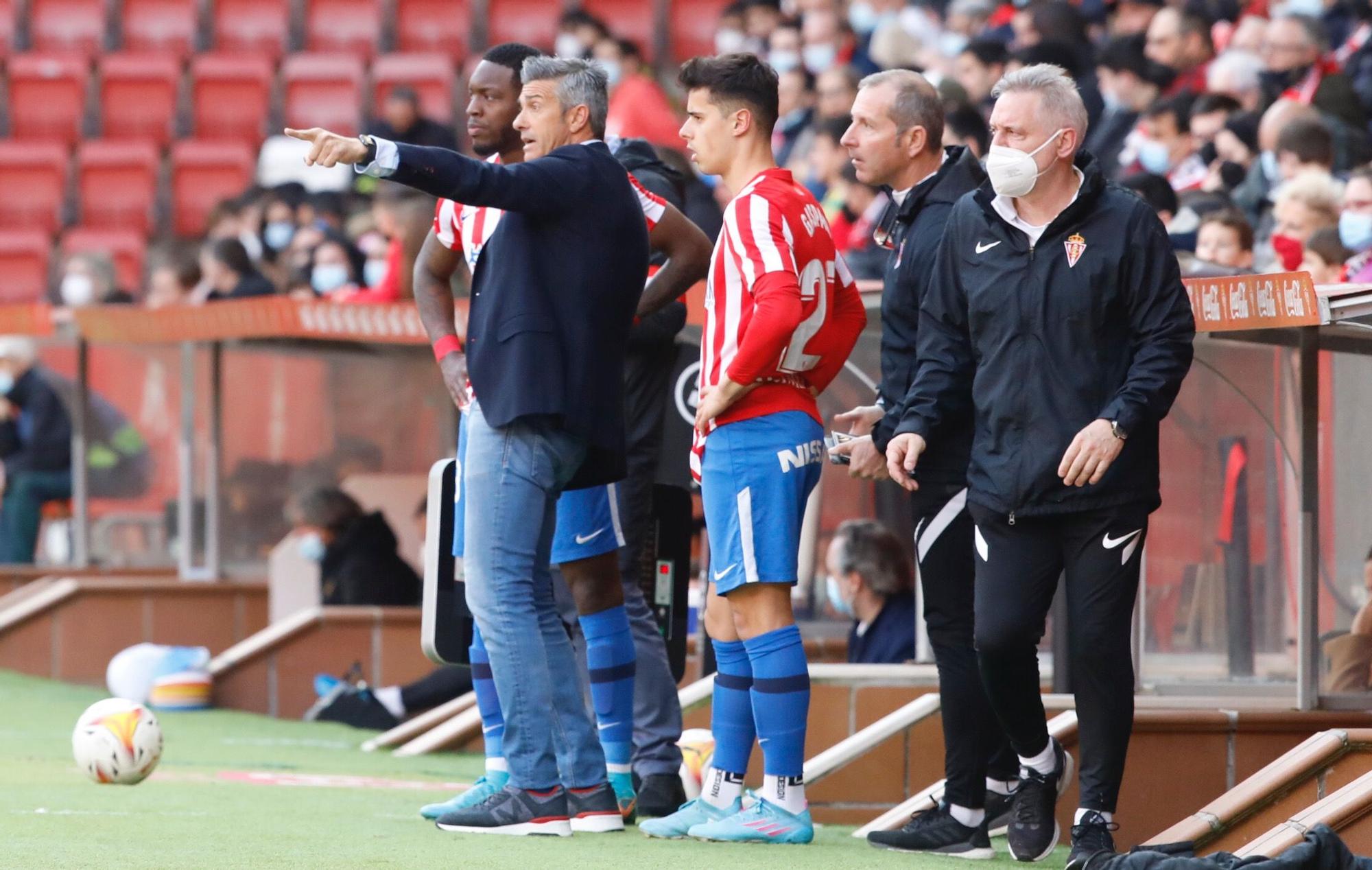 Sporting - Zaragoza, en imágenes