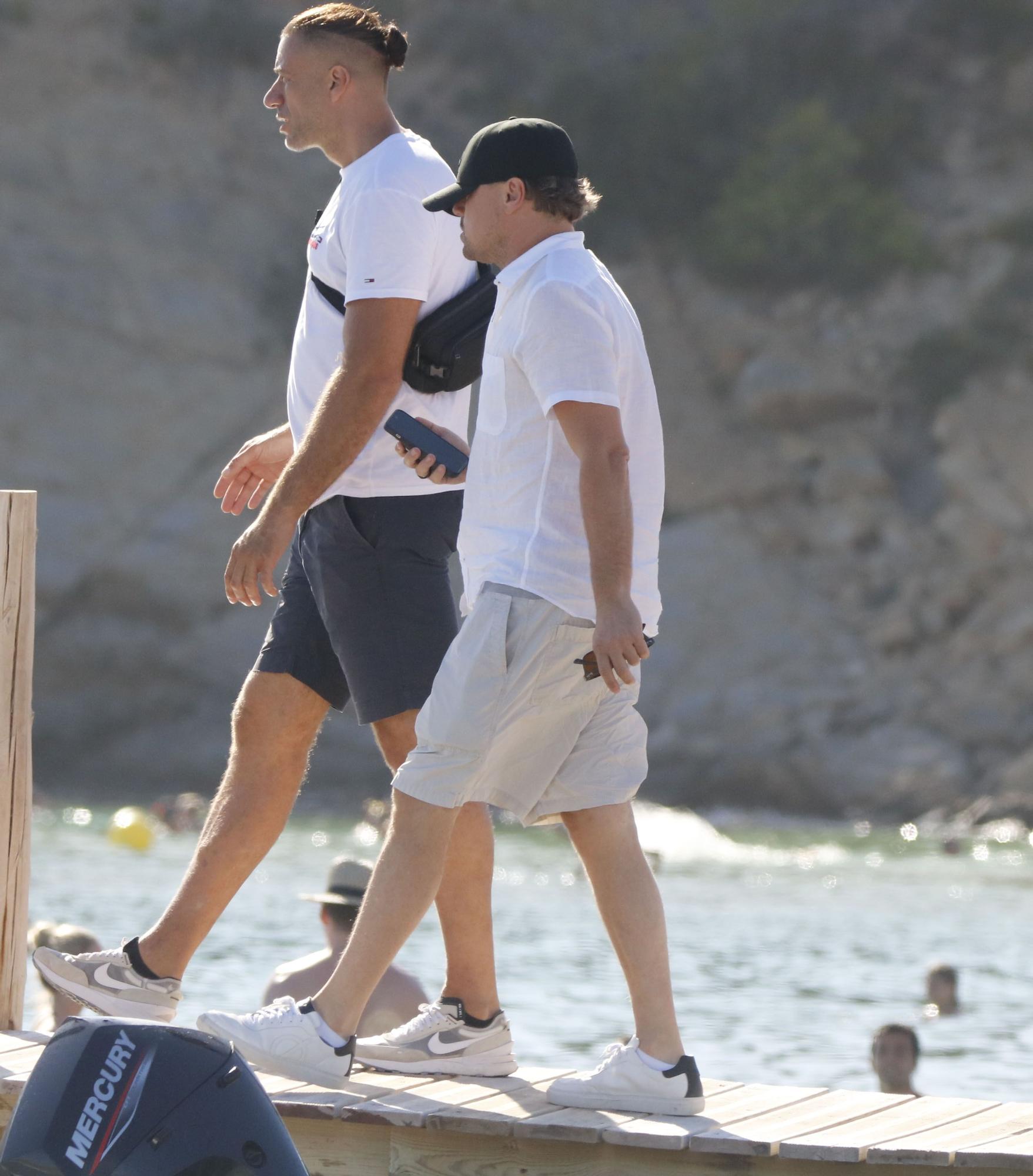 Mick Jagger y Leonardo Dicaprio, en Cala Jondal (Ibiza)