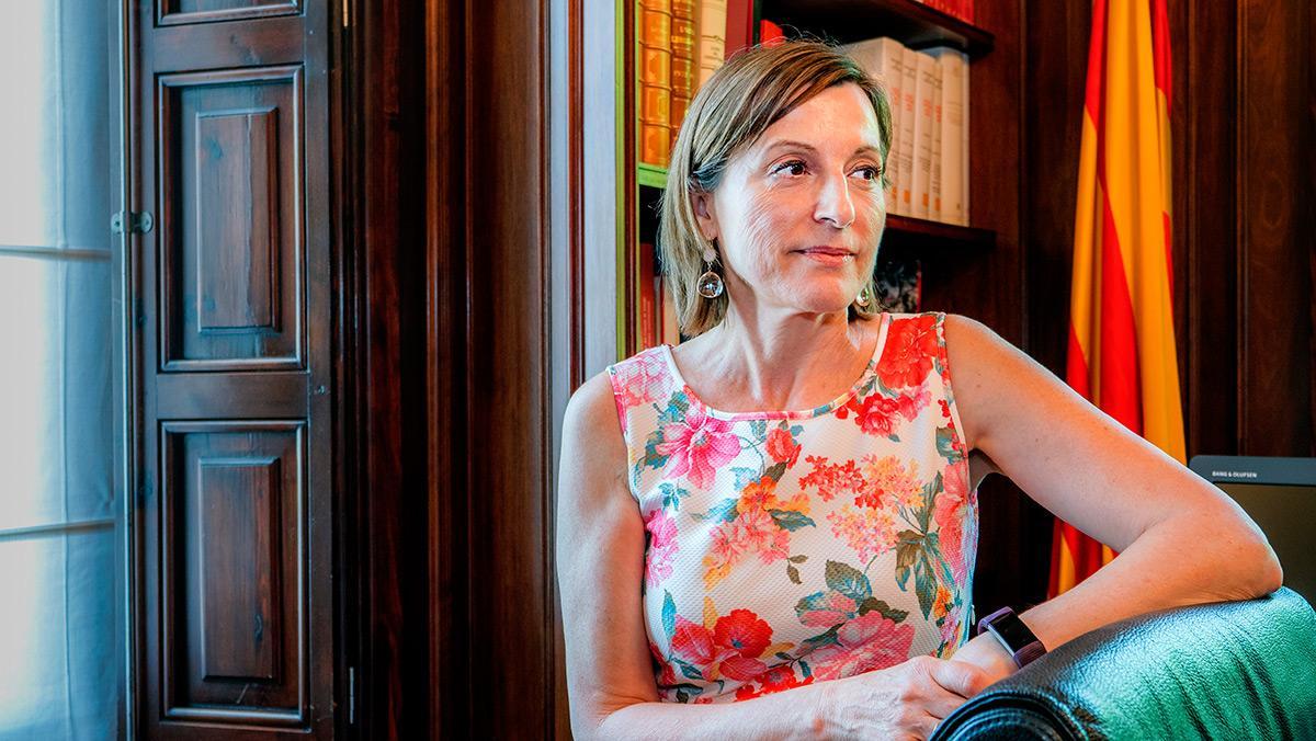 La presidenta del Parlament repassa l’actualitat política de Catalunya.