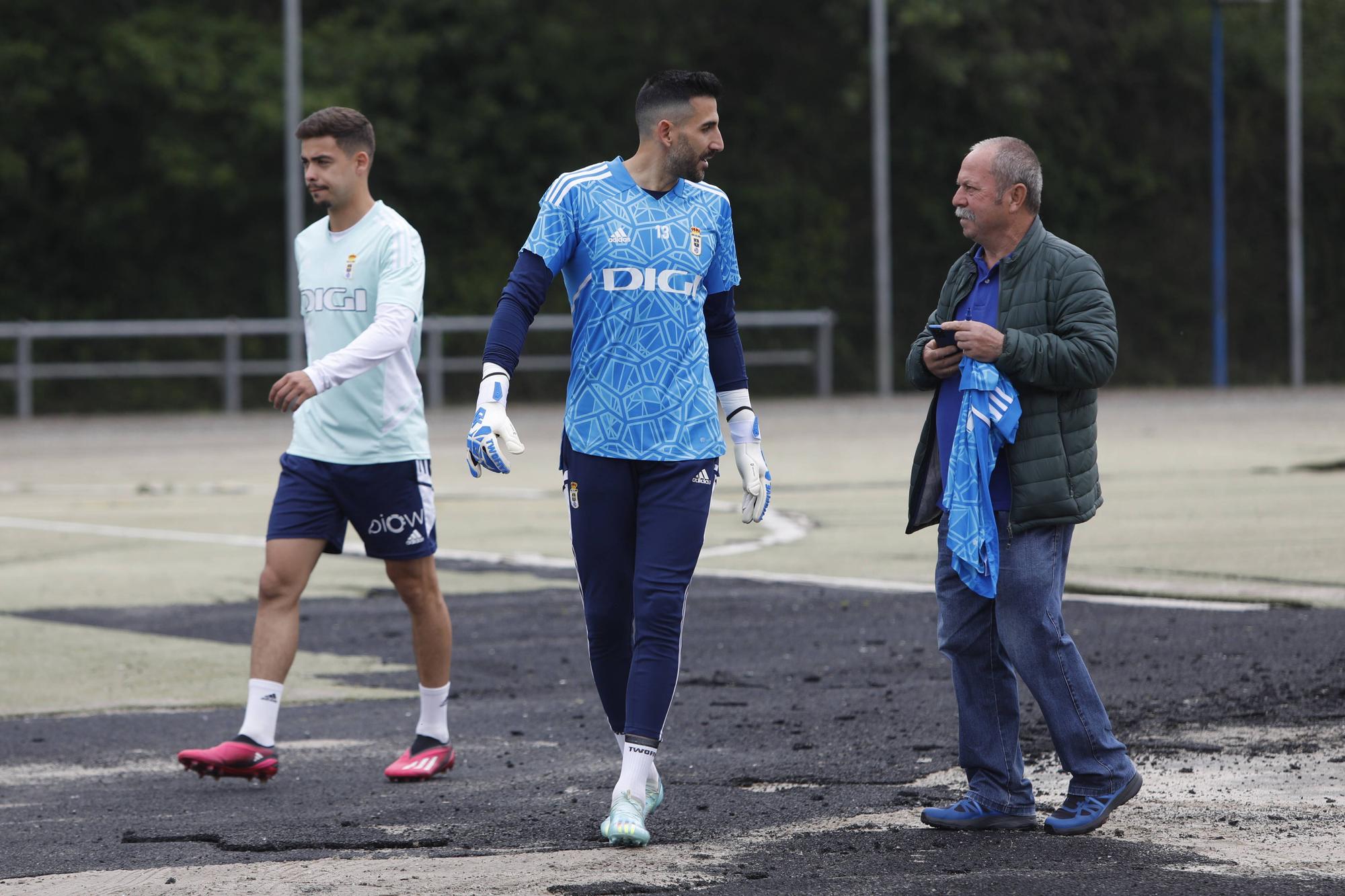 EN IMÁGENES: entrenamiento del Oviedo