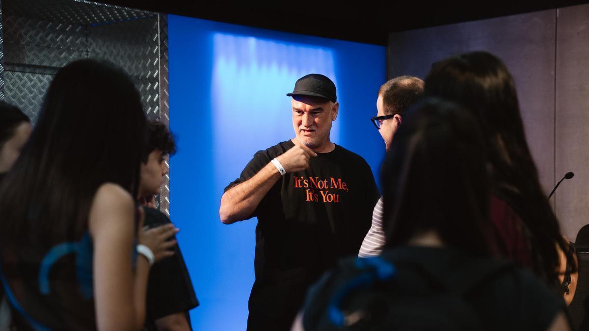 Kase.O antes de la presentación de su nuevo trabajo, 'Camisa de fuerza', en Madrid.