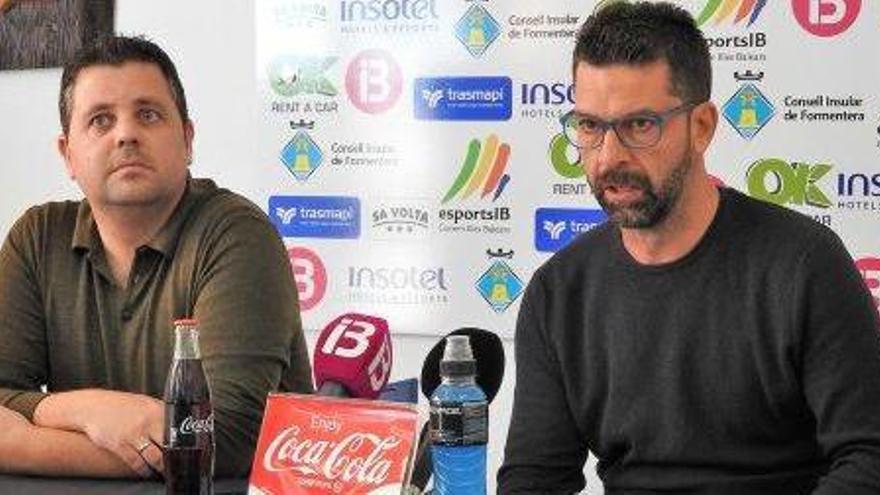 Tito García Sanjuán durante su etapa con el Formentera.