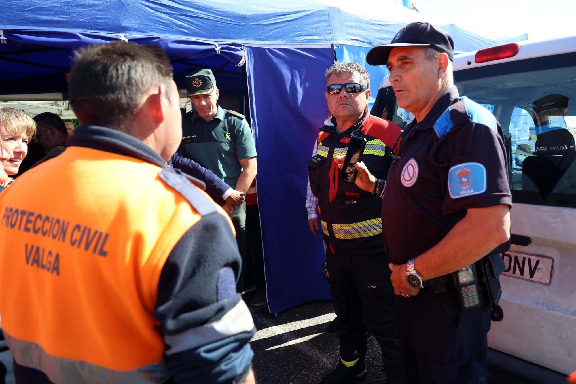 Galicia se prepara con todos sus medios para combatir un gran incendio