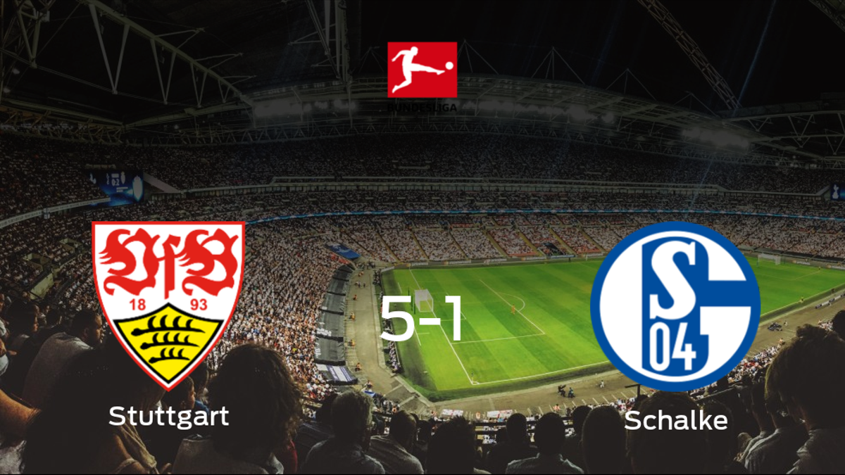 El Stuttgart suma tres puntos tras pasar por encima del Schalke 04 (5-1)
