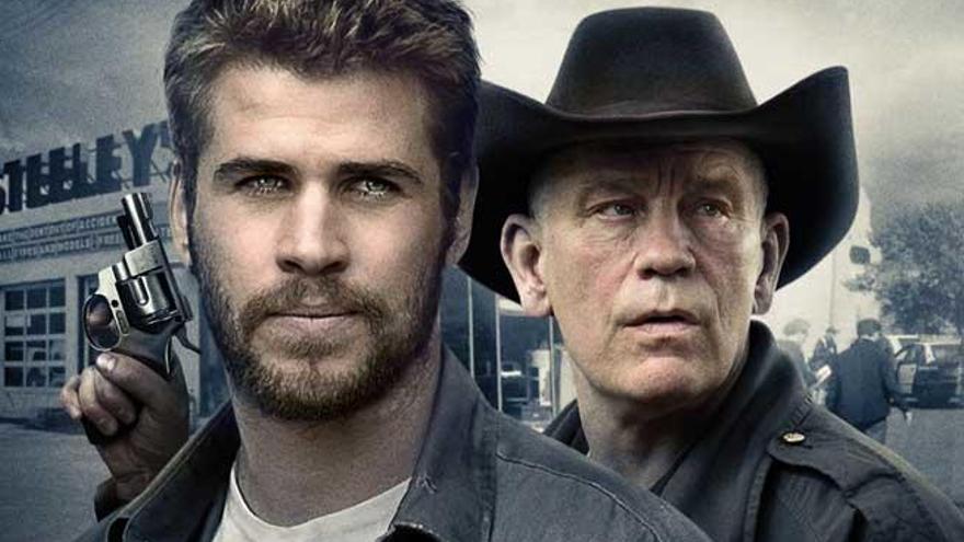 Liam Hemsworth y John Malkovich protagonizan Cut Bank.