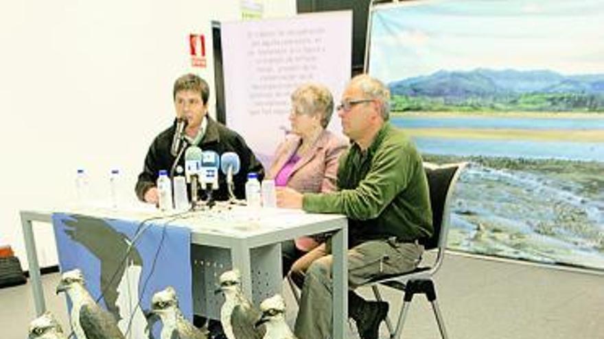 Acto de presentación del proyecto de recuperación del águila pescadora.