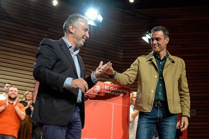 19-01-19. Las Palmas de Gran Canaria. Acto del PSOE con Pedro Sánchez .  FOTO: JOSÉ CARLOS GUERRA.