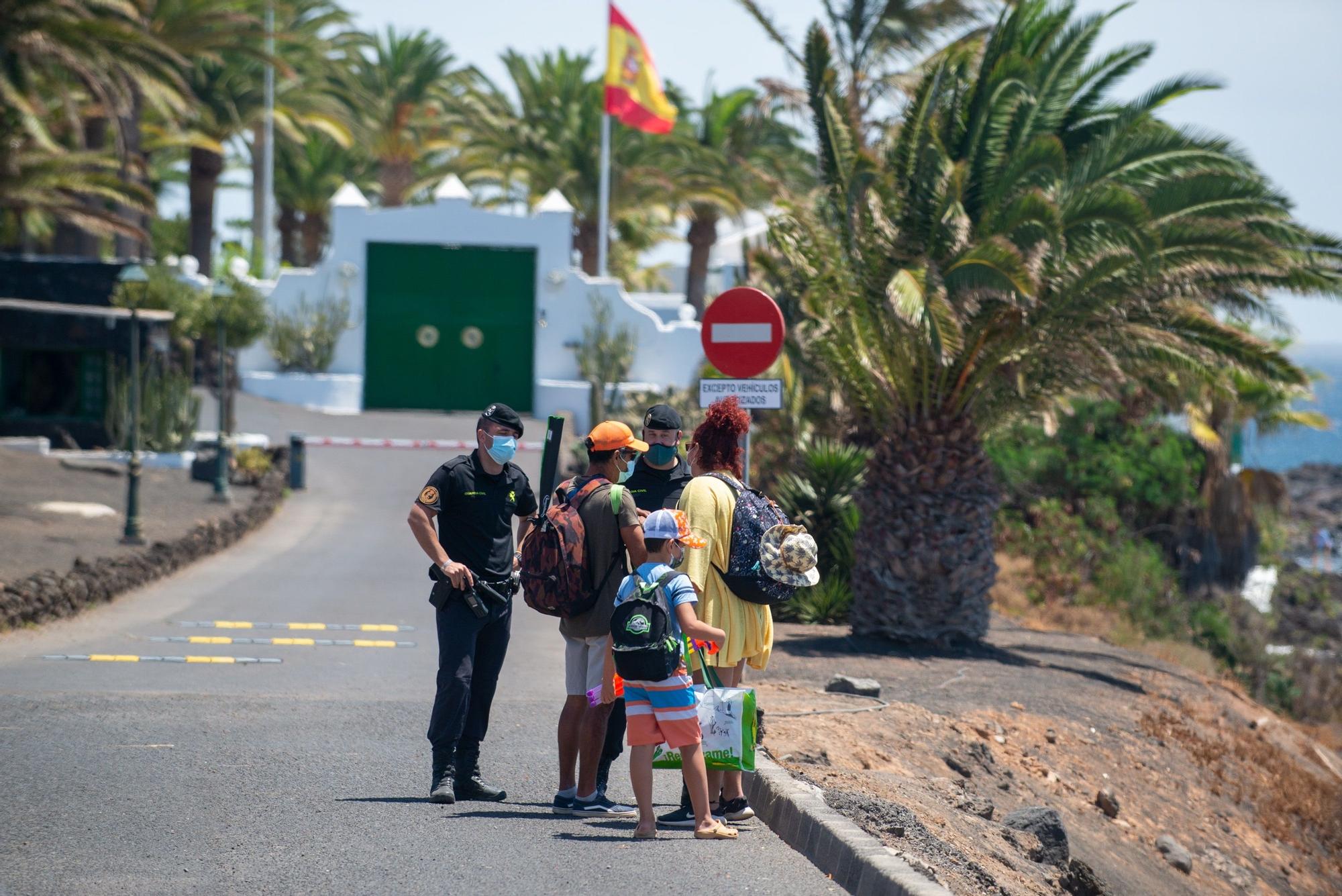 La Mareta, residencia en la que se hospeda Pedro Sánchez durante sus vacaciones en Lanzarote (04/08/021)