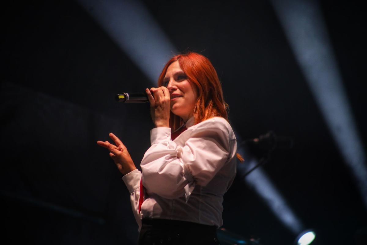 GALERÍA | Las imágenes más especiales del concierto de Leire Martínez en la Plaza Mayor de Zamora