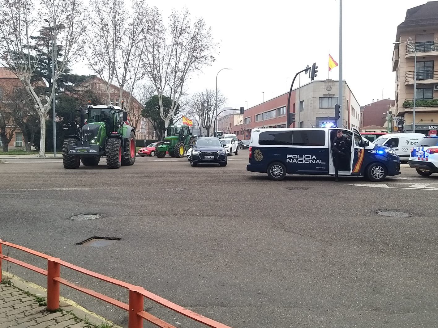 GALERÍA | Así ha sido la tractorada en Zamora este martes