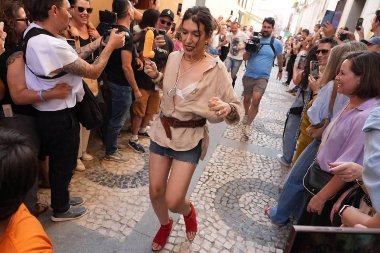 Así ha sido la carrera de tacones en Los Palomos de Badajoz