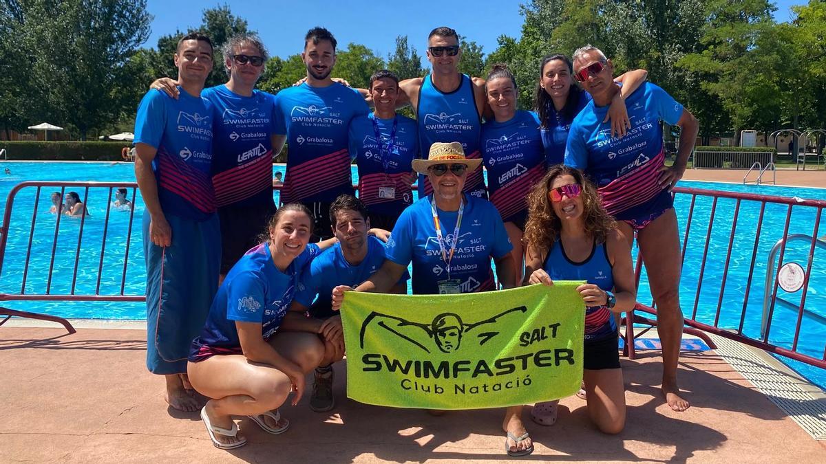Part de la representació del Swimfaster en el Campionat d'Espanya.