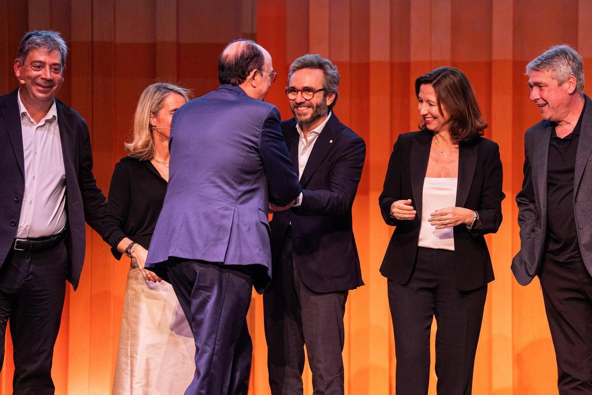 Entrega de los Premios de la Fundació Catalunya Cultura en la categoría de Empresa.