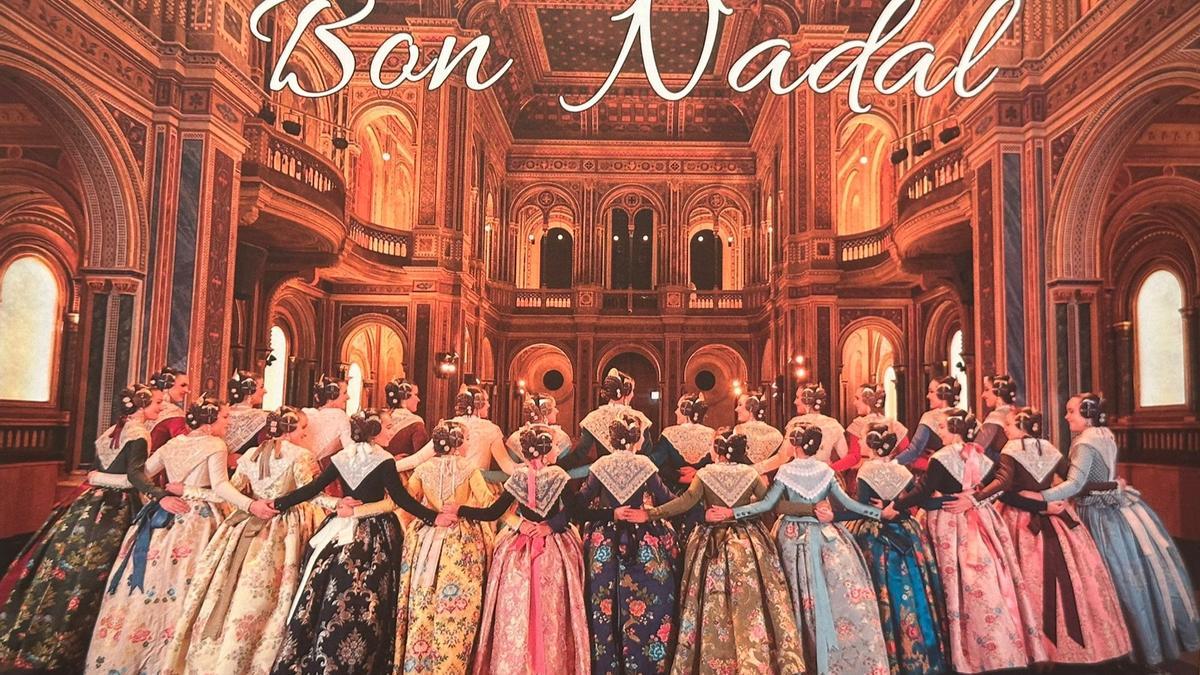 El deseo navideño de falleras mayores y cortes de honor 2026