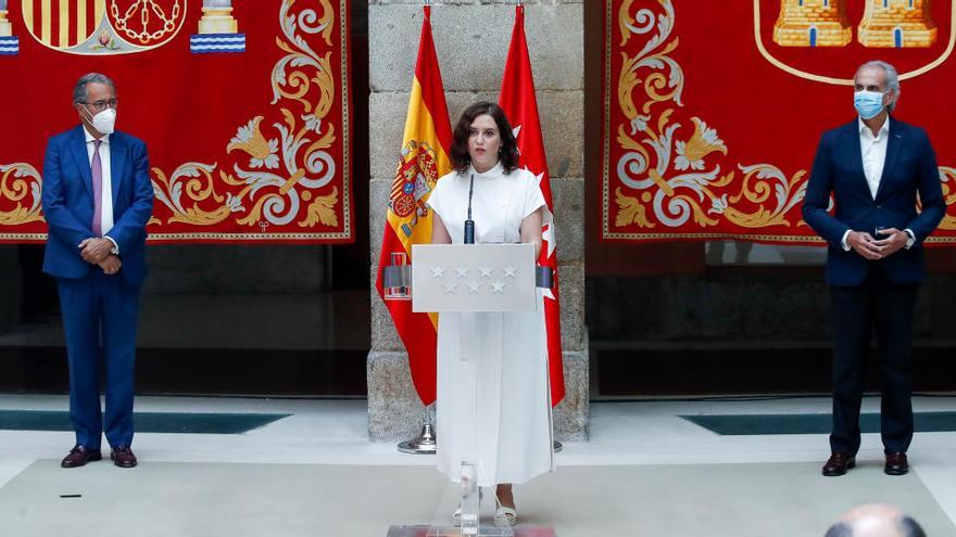 La presidenta de la Comunidad de Madrid, Isabel Díaz Ayuso