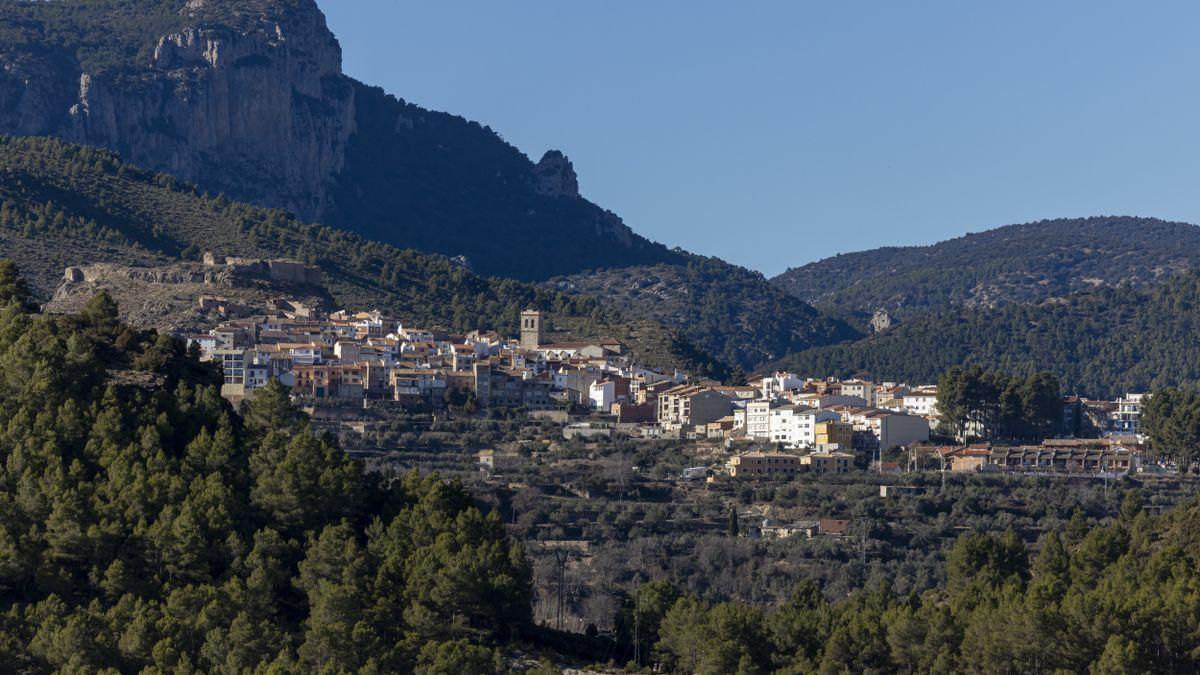 Vista del pueblo de Bejís.