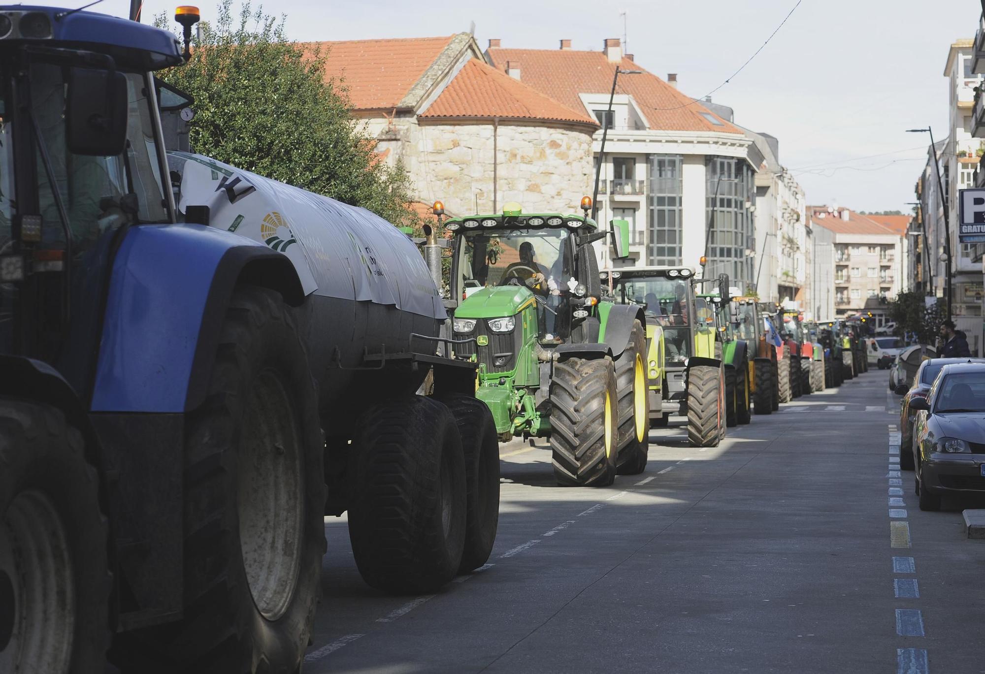 Protestas de los agricultores en Galicia