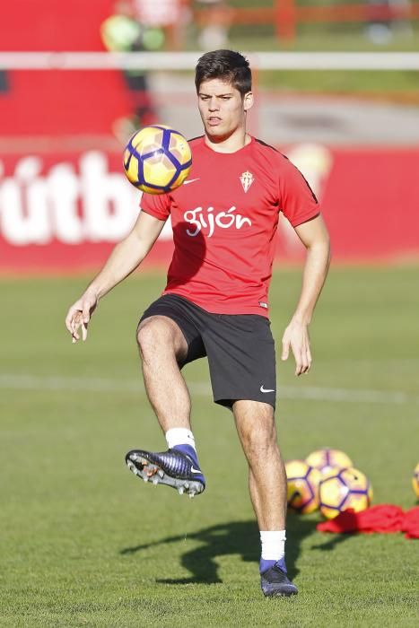 Entrenamiento del Sporting