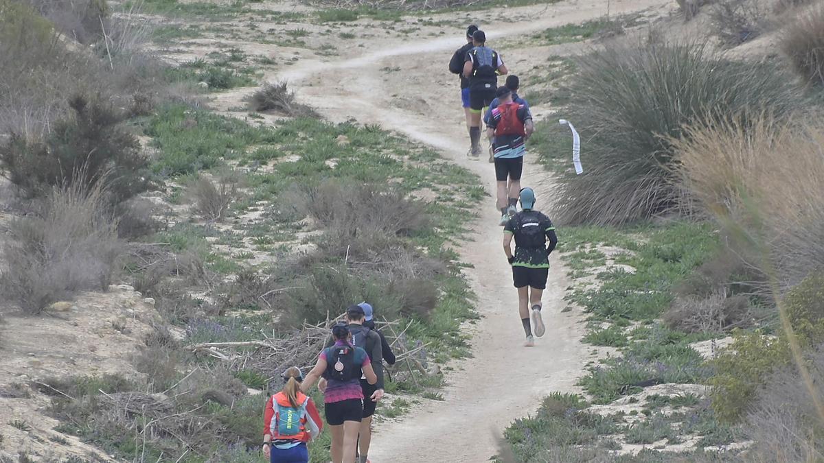 Corredores en la prueba del pasado fin de semana que discurrió por el Pantano