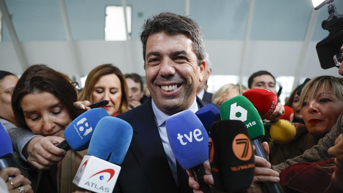 Carlos Mazón, en un acto reciente en València.
