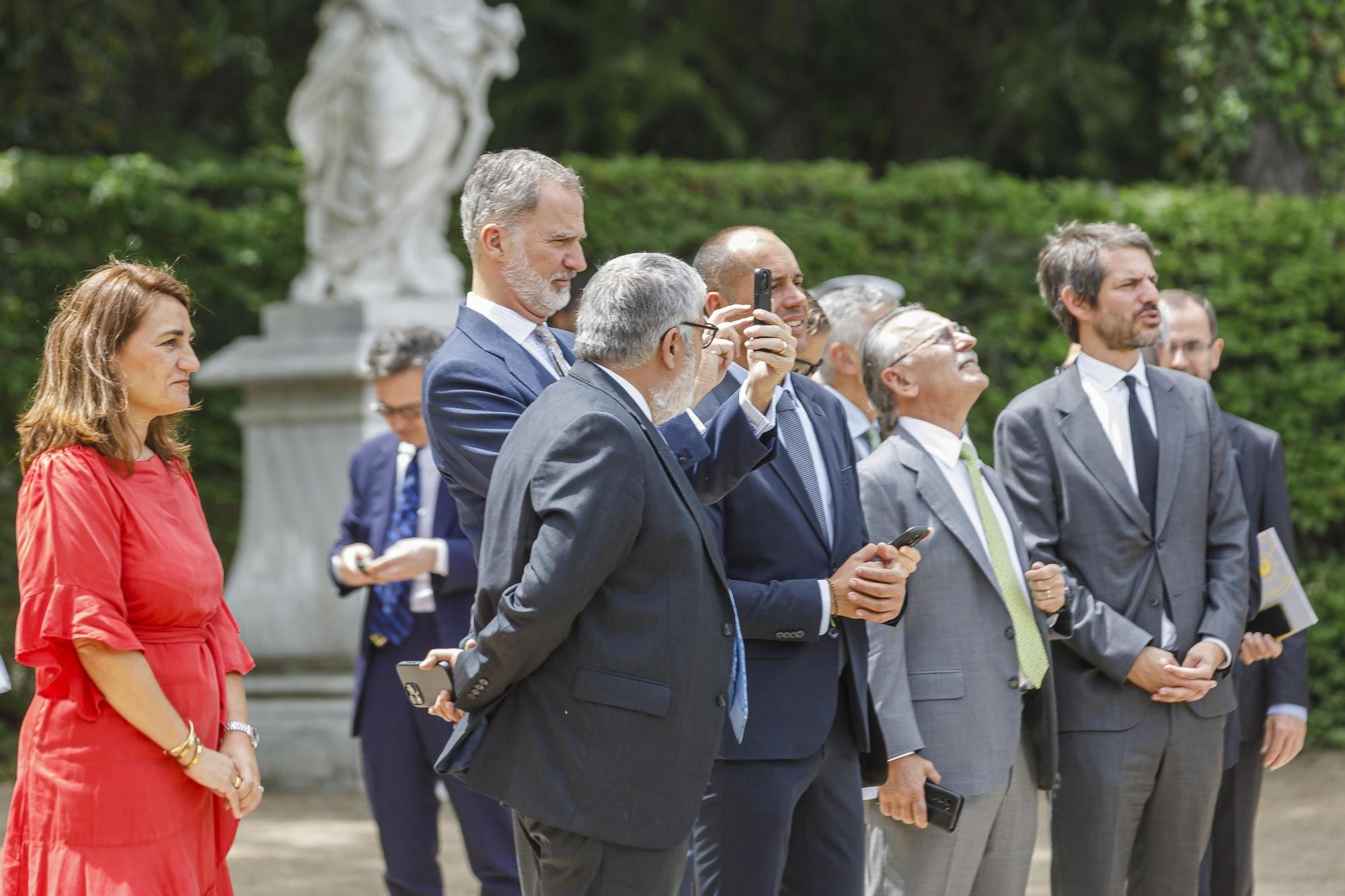 GALERÍA: Una fuente de la La Granja de San Ildefonso vuelve a funcionar después de 80 años apagada