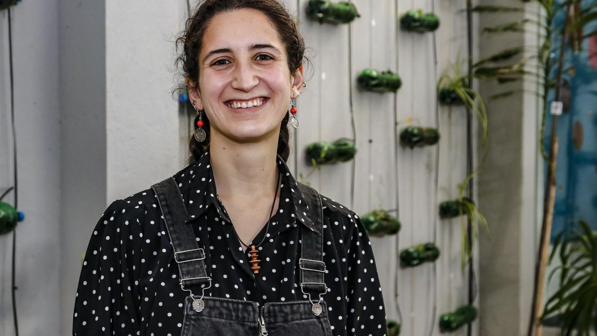 Miriam Ibáñez Espluguet, valenciana en el colegio Vera-Tiétar.