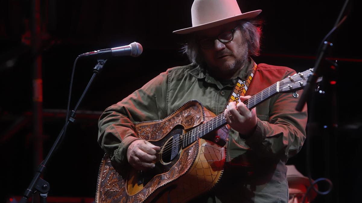 Jeff Tweedy, en el concierto de Zaragoza.