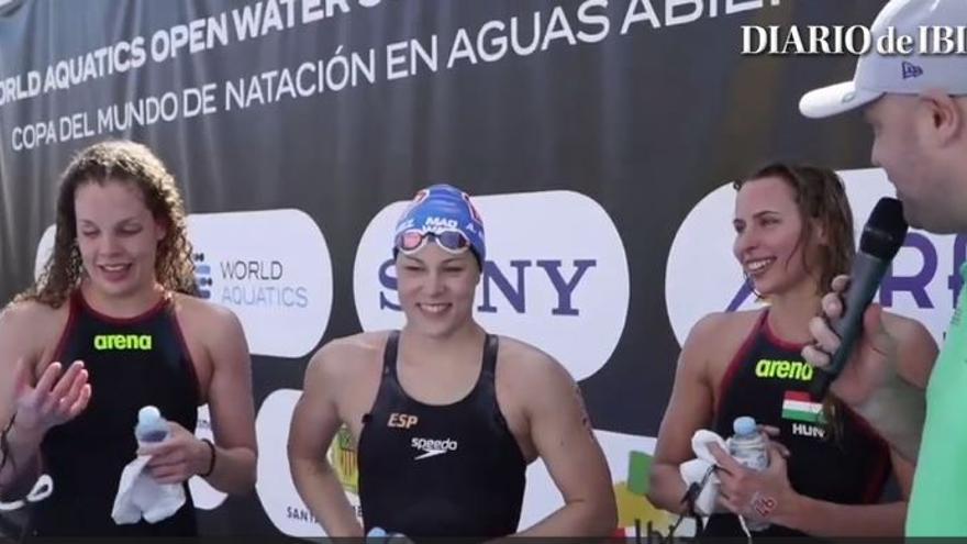 Vídeo: Histórico triunfo de la española Ángela Martínez en la Copa del Mundo 10K de aguas abiertas en Ibiza