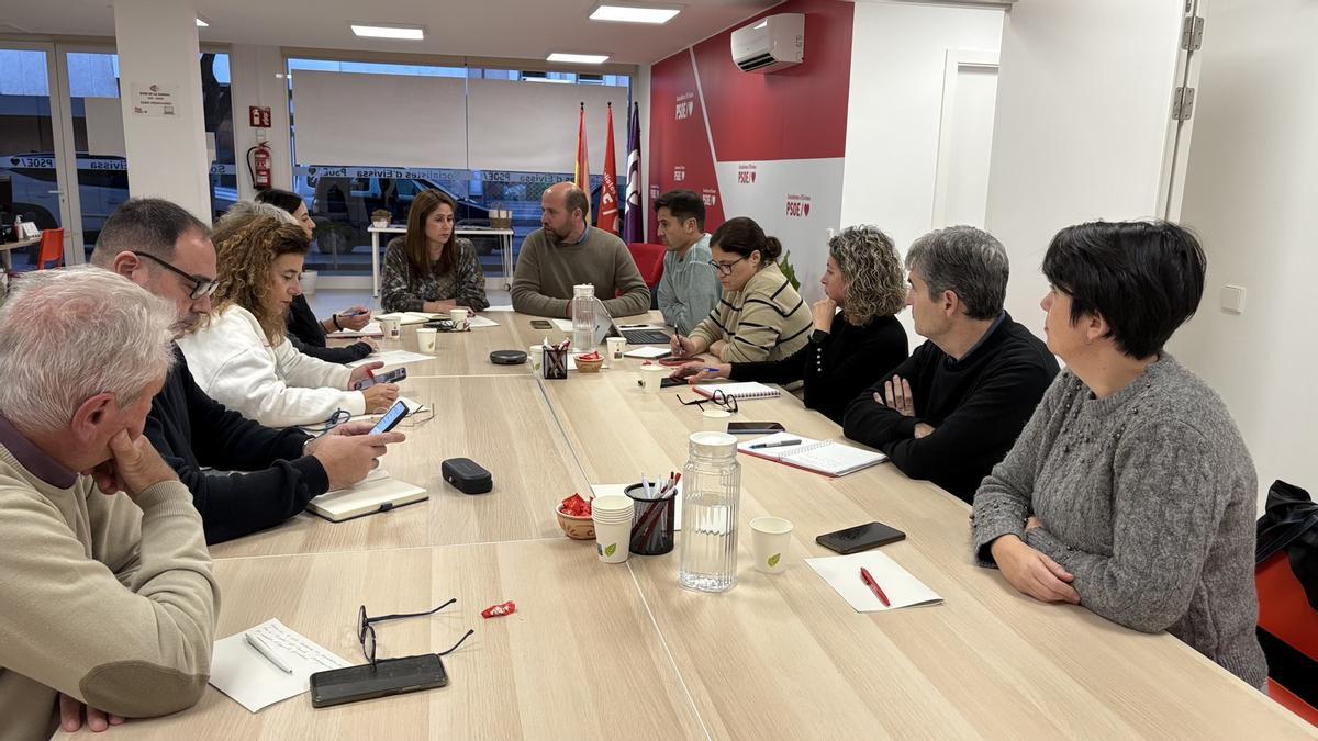 Ejecutiva del PSOE de Ibiza.