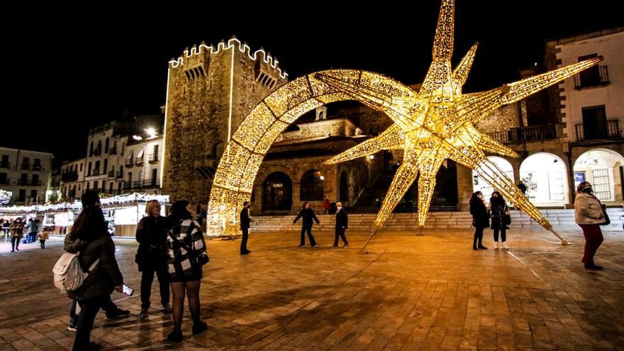 Las luces de Navidad se encienden el 5 de diciembre en Cáceres