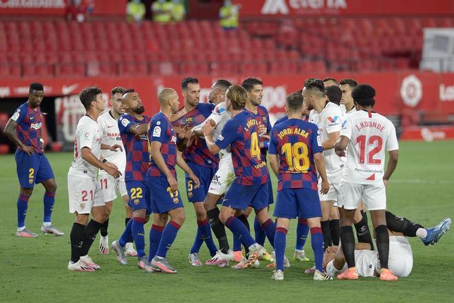 Las imágenes del Sevilla FC 0 FC Barcelona 0