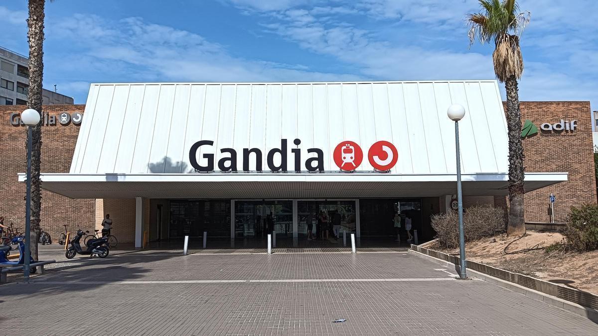 Estación de tren de Gandia.