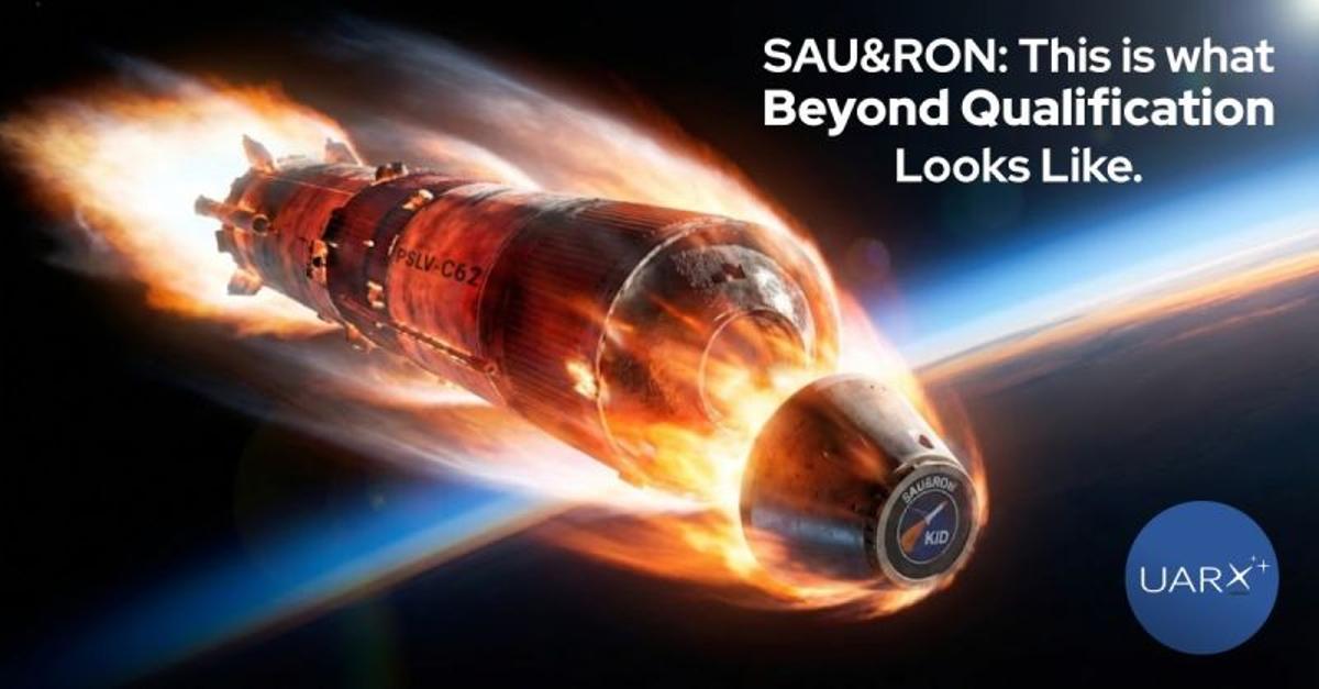 Dispositivo SAU&amp;RON de UARX Space lanzado desde India