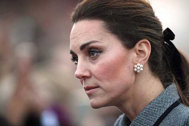 Detalle de los pendientes de Kate Middleton