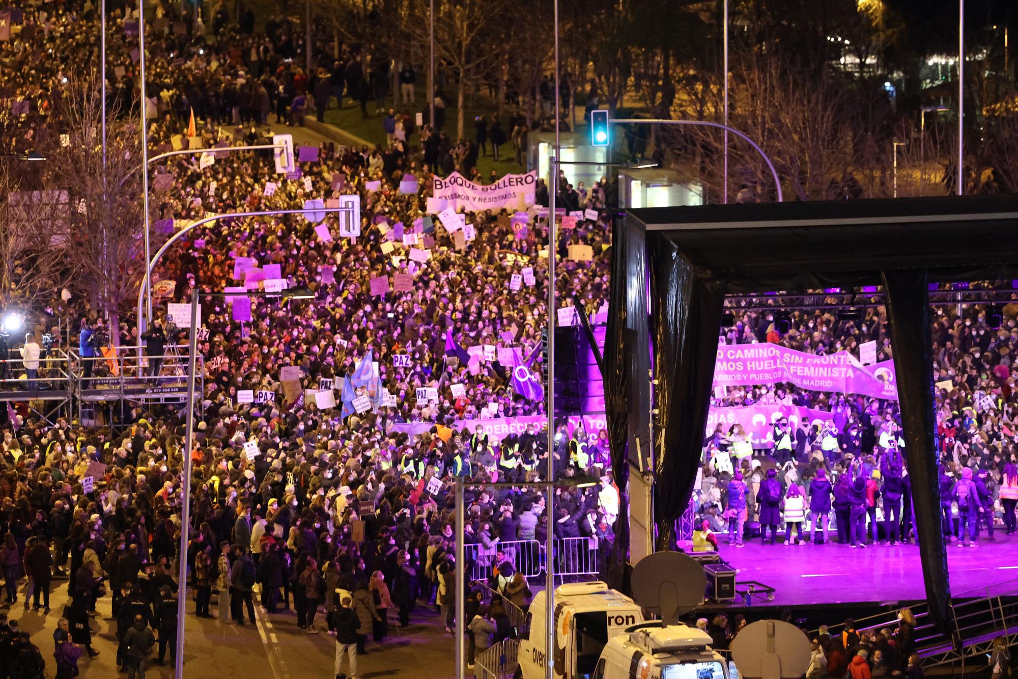 MANIFESTACIÓN POR EL DÍA INTERNACIONAL DE LA MUJER EN MADRID