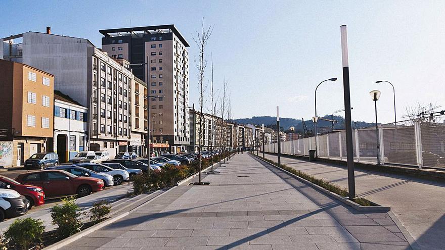 Avenida de Ourense, tras las obras. |   // FDV