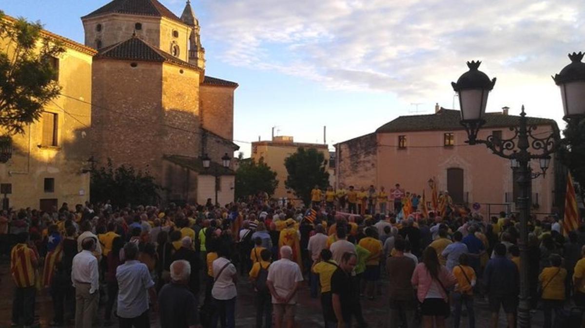 Concentració a Torredembarra.