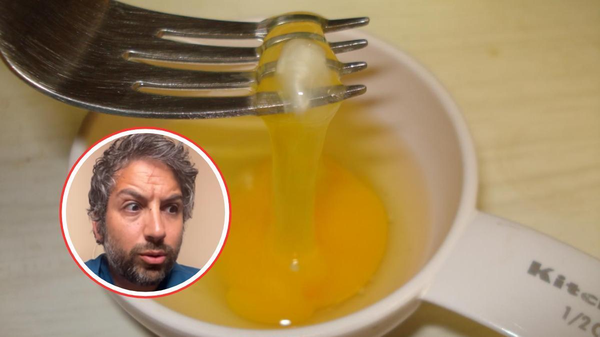 El farmacéutico Álvaro Fernández recomienda comer esta parte del huevo.
