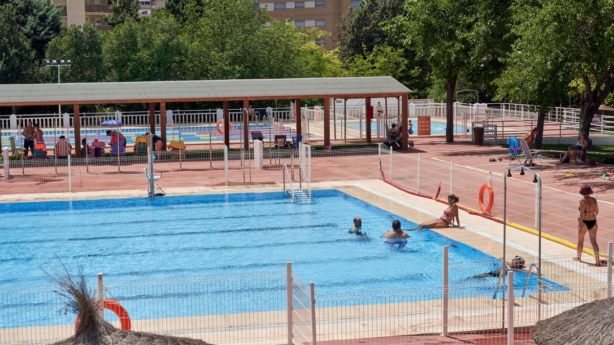 La piscina de la Ciudad Deportiva el pasado sábado.